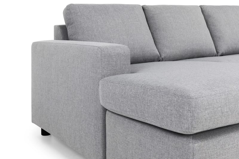 Crazy 5-sits Högervänd U-formad X-Large Soffa med Divan och Schäslong i Tyg - Grå - Möbler - Vardagsrum - Soffor - U-soffor