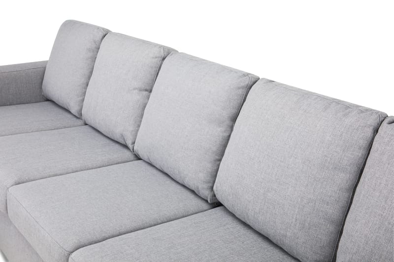 Crazy 5-sits Högervänd U-formad X-Large Soffa med Divan och Schäslong i Tyg - Grå - Möbler - Vardagsrum - Soffor - U-soffor
