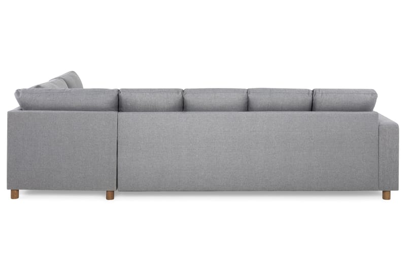 Crazy 5-sits Högervänd U-formad X-Large Soffa med Divan och Schäslong i Tyg - Grå - Möbler - Vardagsrum - Soffor - U-soffor