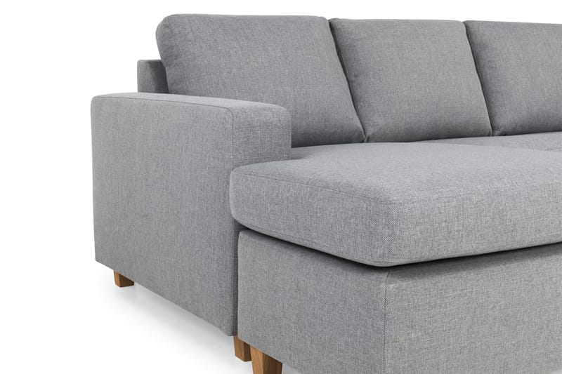 Crazy 5-sits Högervänd U-formad X-Large Soffa med Divan och Schäslong i Tyg - Grå - Möbler - Vardagsrum - Soffor - U-soffor
