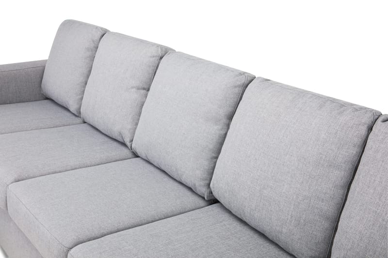 Crazy 5-sits Högervänd U-formad X-Large Soffa med Divan och Schäslong i Tyg - Grå - Möbler - Vardagsrum - Soffor - U-soffor