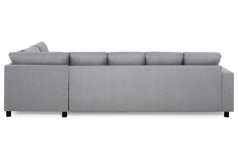 Crazy 5-sits Högervänd U-formad X-Large Soffa med Divan och Schäslong i Tyg - Grå - Möbler - Vardagsrum - Soffor - U-soffor