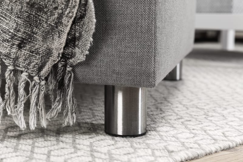 Crazy 5-sits Högervänd U-formad X-Large Soffa med Divan och Schäslong i Tyg - Grå - Möbler - Vardagsrum - Soffor - U-soffor