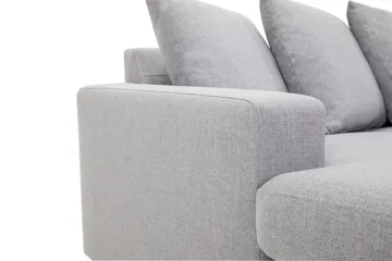 Crazy 5-sits Högervänd U-formad X-Large Soffa med Divan och Schäslong i Tyg inkl Kuvertkuddar - Grå - Möbler - Vardagsrum - Soffor - U-soffor
