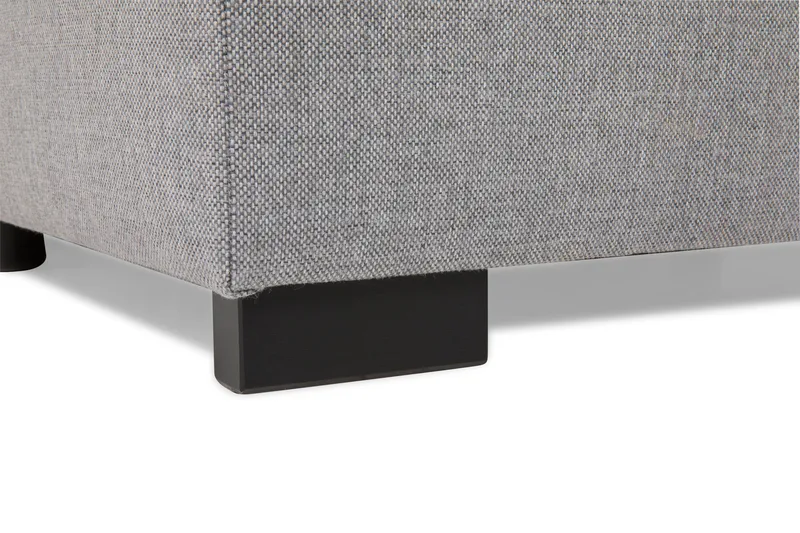 Crazy 5-sits Högervänd U-formad X-Large Soffa med Divan och Schäslong i Tyg inkl Kuvertkuddar - Grå - Möbler - Vardagsrum - Soffor - U-soffor