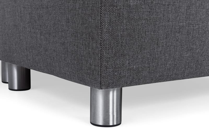 Crazy 5-sits Högervänd U-formad X-Large Soffa med Divan och Schäslong i Tyg - Mörkgrå - Möbler - Vardagsrum - Soffor - U-soffor