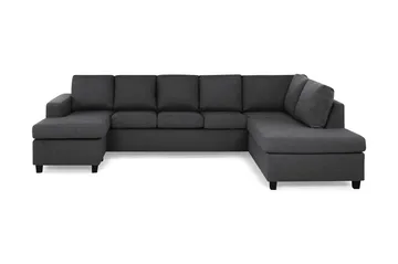 Crazy 5-sits Högervänd U-formad X-Large Soffa med Divan och Schäslong i Tyg