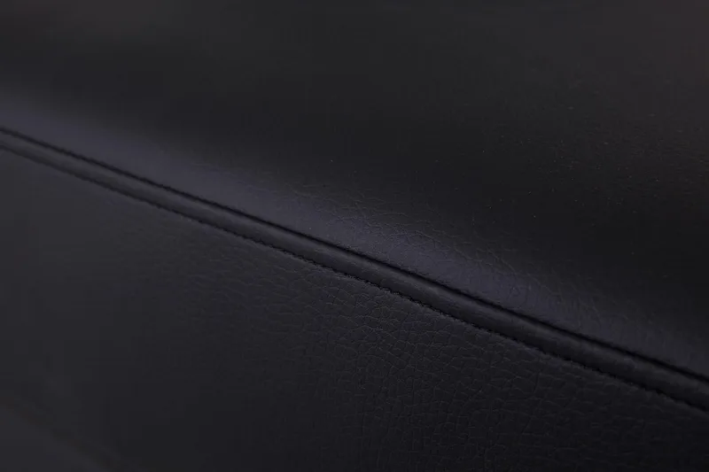 Crazy 5-sits U-formad Soffa med dubbelschäslong i Konstläder - Svart - Möbler - Vardagsrum - Soffor - Skinnsoffor