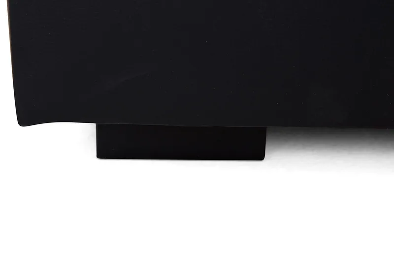 Crazy 5-sits U-formad Soffa med dubbelschäslong i Konstläder - Svart - Möbler - Vardagsrum - Soffor - Skinnsoffor