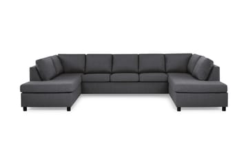 Crazy 5-sits U-formad Soffa med dubbelschäslong i Tyg