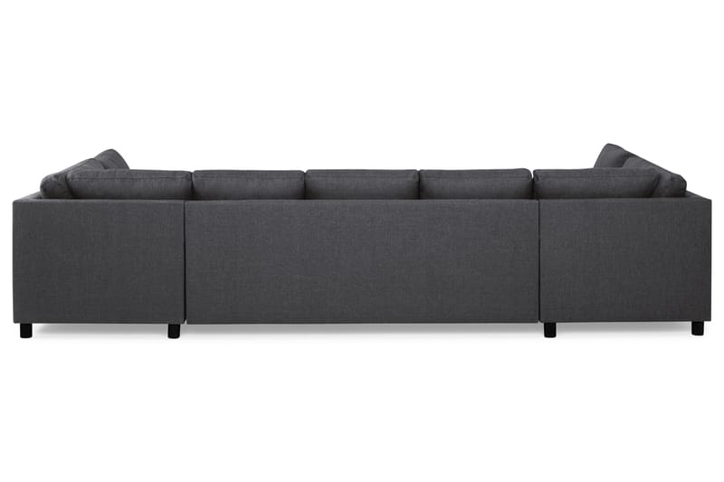 Crazy 5-sits U-formad Soffa med dubbelschäslong i Tyg - Mörkgrå - Möbler - Vardagsrum - Soffor - U-soffor