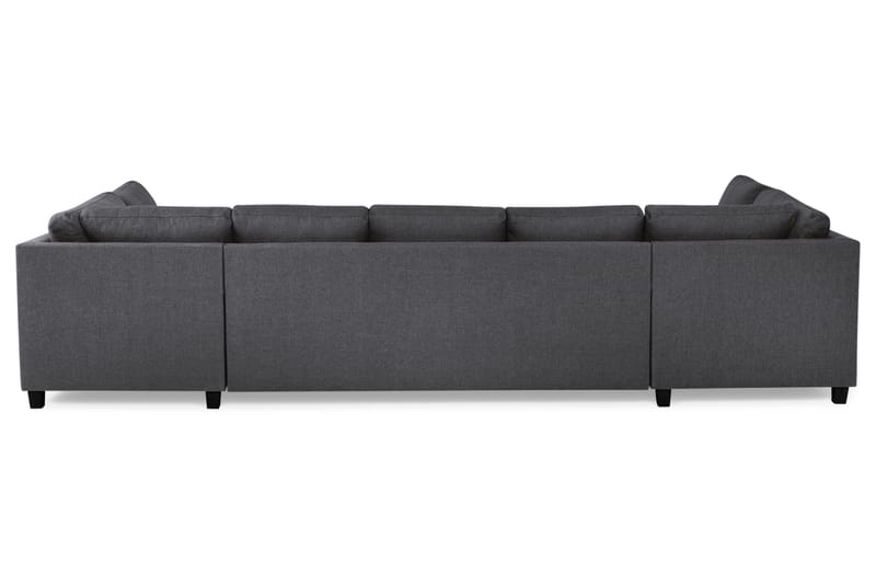 Crazy 5-sits U-formad Soffa med dubbelschäslong i Tyg - Mörkgrå - Möbler - Vardagsrum - Soffor - U-soffor