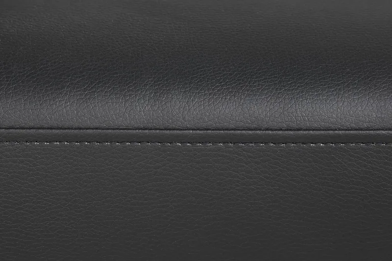 Crazy 5-sits Vänstervänd U-formad Soffa med Divan och Schäslong i Konstläder - Svart - Möbler - Vardagsrum - Soffor - Skinnsoffor