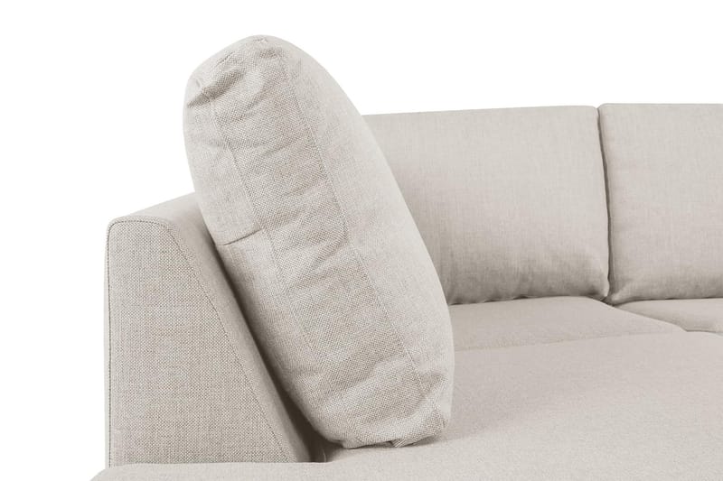 Crazy 5-sits Vänstervänd U-formad Soffa med Divan och Schäslong i Tyg - Beige - Möbler - Vardagsrum - Soffor - U-soffor