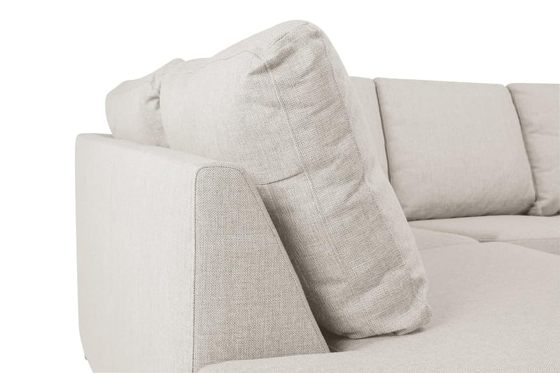 Crazy 5-sits Vänstervänd U-formad Soffa med Divan och Schäslong i Tyg - Beige - Möbler - Vardagsrum - Soffor - U-soffor
