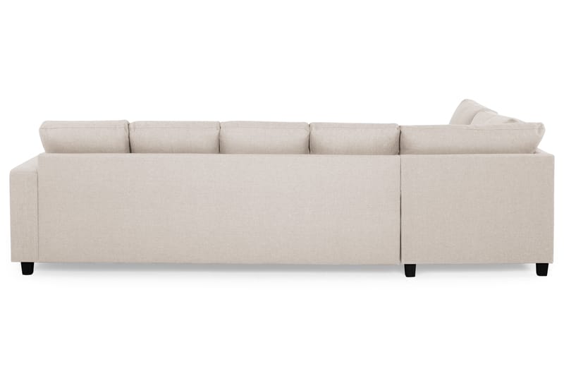 Crazy 5-sits Vänstervänd U-formad Soffa med Divan och Schäslong i Tyg - Beige - Möbler - Vardagsrum - Soffor - U-soffor