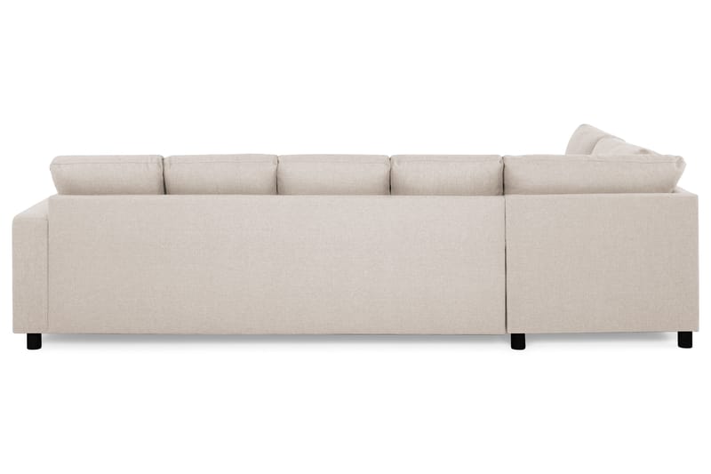 Crazy 5-sits Vänstervänd U-formad Soffa med Divan och Schäslong i Tyg - Beige - Möbler - Vardagsrum - Soffor - U-soffor