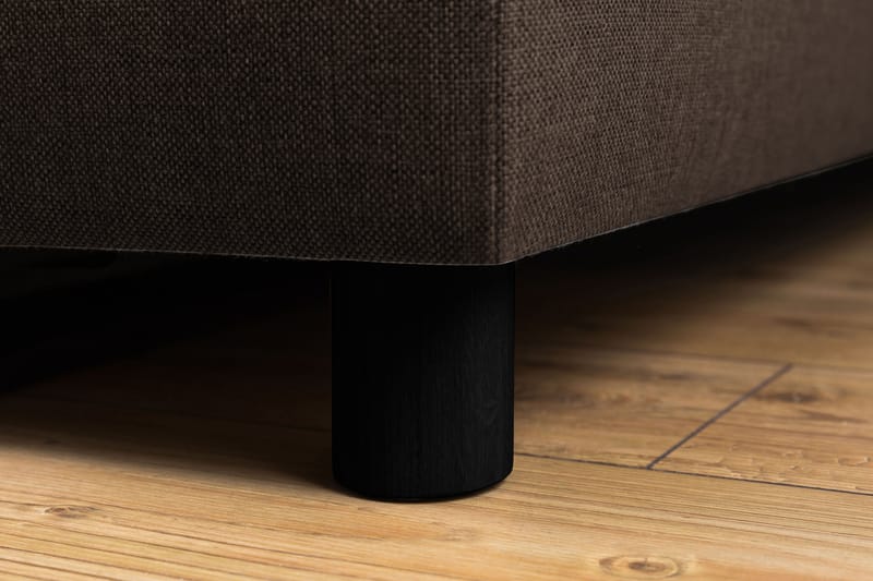 Crazy 5-sits Vänstervänd U-formad Soffa med Divan och Schäslong i Tyg - Brun - Möbler - Vardagsrum - Soffor - U-soffor