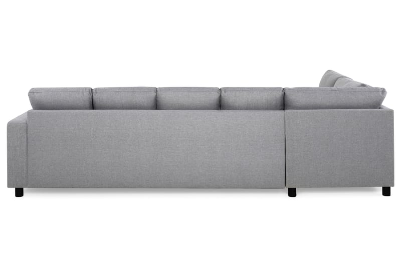 Crazy 5-sits Vänstervänd U-formad Soffa med Divan och Schäslong i Tyg - Grå - Möbler - Vardagsrum - Soffor - U-soffor