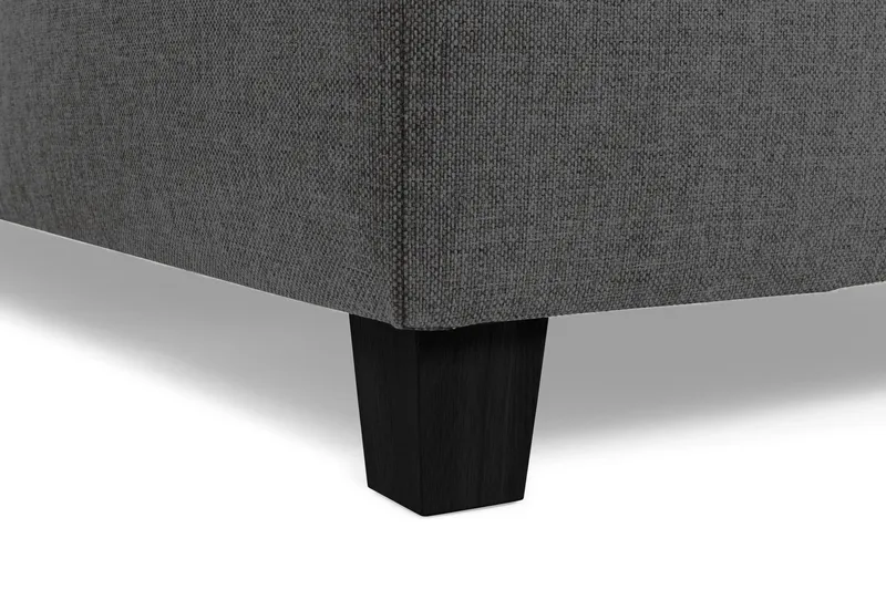 Crazy 5-sits Vänstervänd U-formad Soffa med Divan och Schäslong i Tyg - Mörkgrå - Möbler - Vardagsrum - Soffor - U-soffor