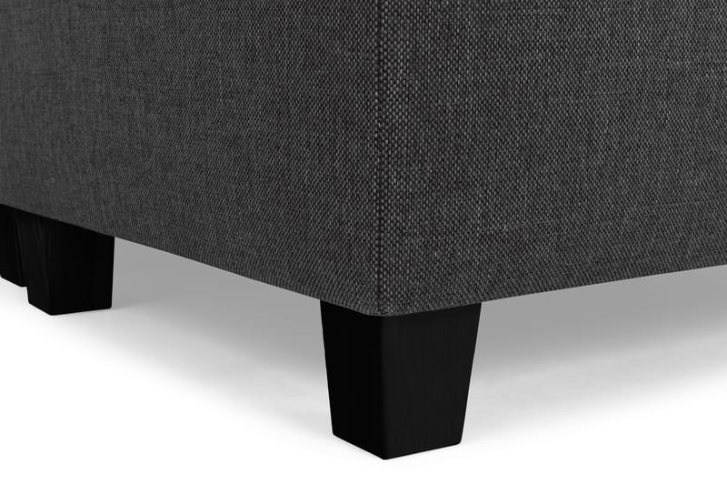 Crazy 5-sits Vänstervänd U-formad X-Large Soffa med Divan och Schäslong i Tyg - Antracit - Möbler - Vardagsrum - Soffor - U-soffor