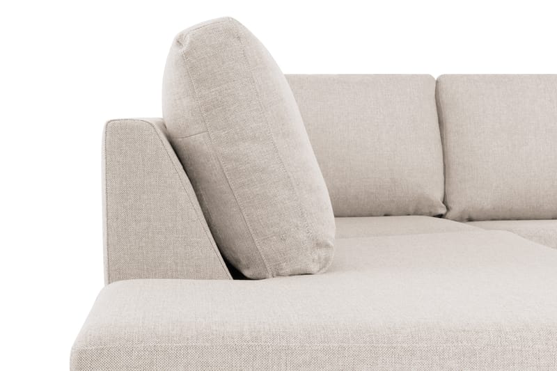 Crazy 5-sits Vänstervänd U-formad X-Large Soffa med Divan och Schäslong i Tyg - Beige - Möbler - Vardagsrum - Soffor - U-soffor