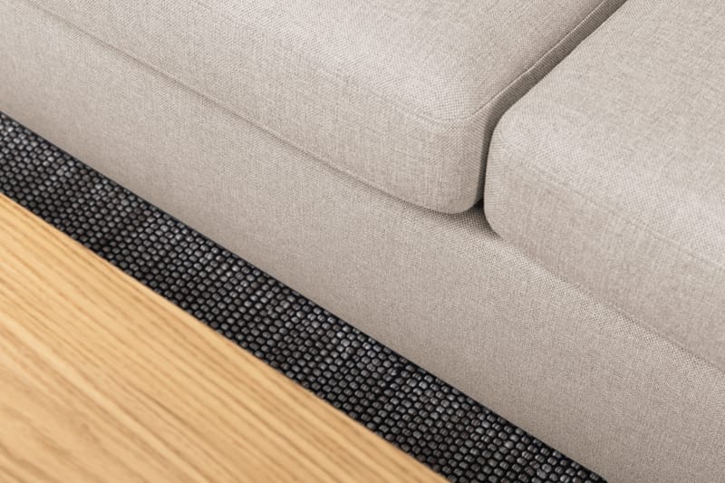 Crazy 5-sits Vänstervänd U-formad X-Large Soffa med Divan och Schäslong i Tyg - Beige - Möbler - Vardagsrum - Soffor - U-soffor