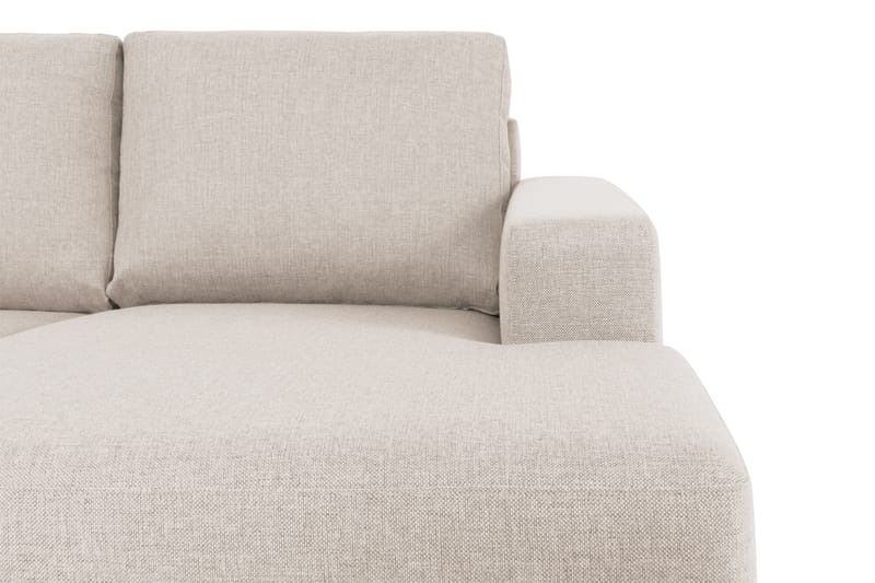 Crazy 5-sits Vänstervänd U-formad X-Large Soffa med Divan och Schäslong i Tyg - Beige - Möbler - Vardagsrum - Soffor - U-soffor