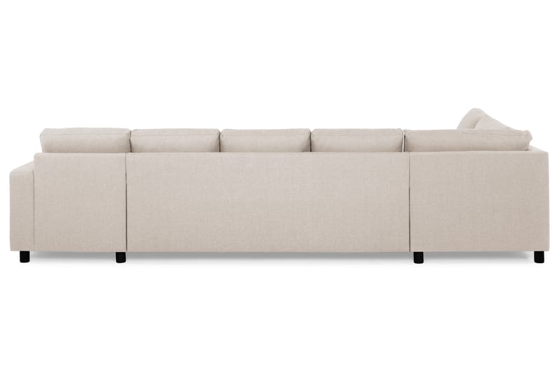 Crazy 5-sits Vänstervänd U-formad X-Large Soffa med Divan och Schäslong i Tyg - Beige - Möbler - Vardagsrum - Soffor - U-soffor