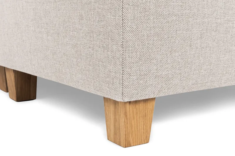 Crazy 5-sits Vänstervänd U-formad X-Large Soffa med Divan och Schäslong i Tyg - Beige - Möbler - Vardagsrum - Soffor - U-soffor