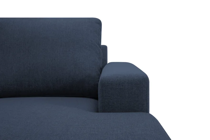 Crazy 5-sits Vänstervänd U-formad X-Large Soffa med Divan och Schäslong i Tyg - Blå - Möbler - Vardagsrum - Soffor - U-soffor