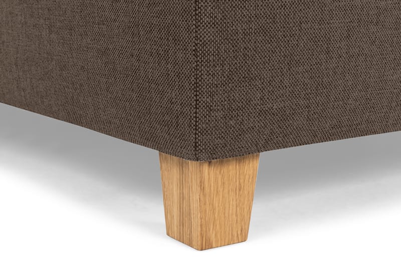 Crazy 5-sits Vänstervänd U-formad X-Large Soffa med Divan och Schäslong i Tyg - Brun - Möbler - Vardagsrum - Soffor - U-soffor