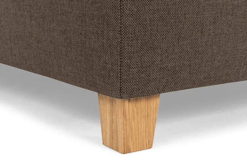 Crazy 5-sits Vänstervänd U-formad X-Large Soffa med Divan och Schäslong i Tyg - Brun - Möbler - Vardagsrum - Soffor - U-soffor