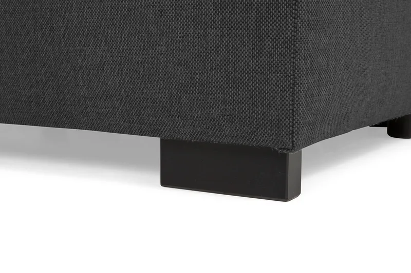 Crazy 5-sits Vänstervänd U-formad X-Large Soffa med Divan och Schäslong i Tyg inkl Kuvertkuddar - Antracit - Möbler - Vardagsrum - Soffor - U-soffor