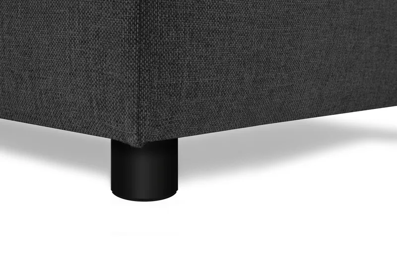 Crazy 5-sits Vänstervänd U-formad X-Large Soffa med Divan och Schäslong i Tyg inkl Kuvertkuddar - Antracit - Möbler - Vardagsrum - Soffor - U-soffor