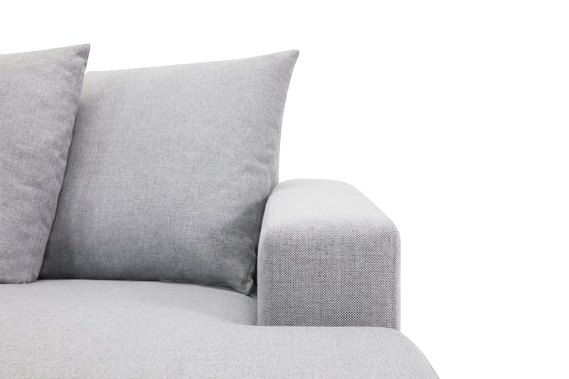 Crazy 5-sits Vänstervänd U-formad X-Large Soffa med Divan och Schäslong i Tyg inkl Kuvertkuddar - Grå - Möbler - Vardagsrum - Soffor - U-soffor