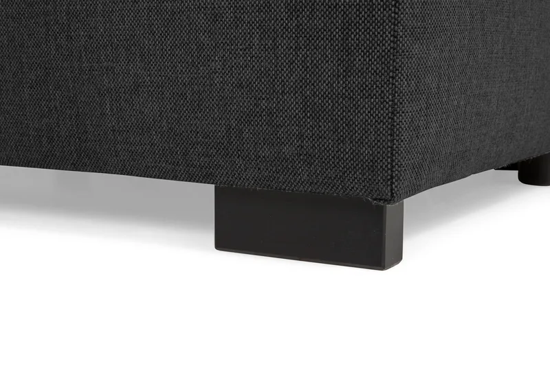 Crazy 5-sits Vänstervänd U-formad X-Large Soffa med Divan och Schäslong i Tyg inkl Kuvertkuddar - Mörkgrå - Möbler - Vardagsrum - Soffor - U-soffor