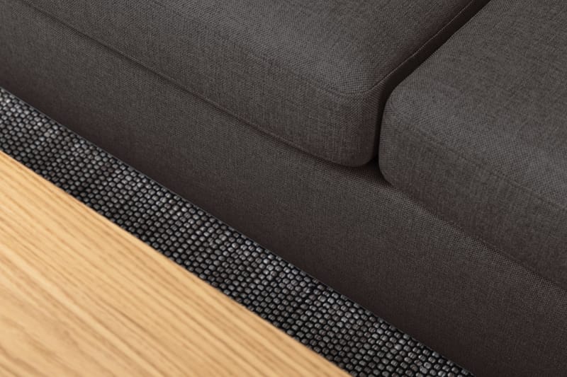 Crazy 5-sits Vänstervänd U-formad X-Large Soffa med Divan och Schäslong i Tyg - Mörkgrå - Möbler - Vardagsrum - Soffor - U-soffor