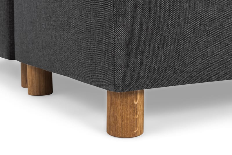 Crazy 6-sits Högervänd U-formad XX-Large Soffa med Divan och Schäslong i Tyg - Antracit - Möbler - Vardagsrum - Soffor - U-soffor