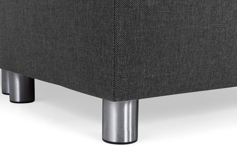 Crazy 6-sits Högervänd U-formad XX-Large Soffa med Divan och Schäslong i Tyg - Antracit - Möbler - Vardagsrum - Soffor - U-soffor