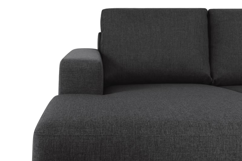 Crazy 6-sits Högervänd U-formad XX-Large Soffa med Divan och Schäslong i Tyg - Antracit - Möbler - Vardagsrum - Soffor - U-soffor