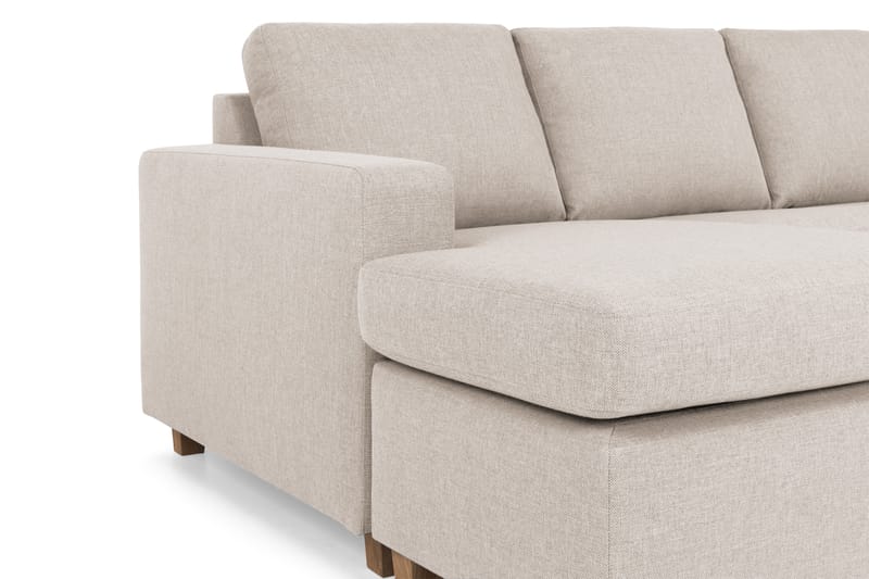 Crazy 6-sits Högervänd U-formad XX-Large Soffa med Divan och Schäslong i Tyg - Beige - Möbler - Vardagsrum - Soffor - U-soffor
