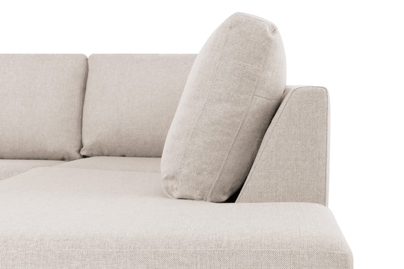 Crazy 6-sits Högervänd U-formad XX-Large Soffa med Divan och Schäslong i Tyg - Beige - Möbler - Vardagsrum - Soffor - U-soffor