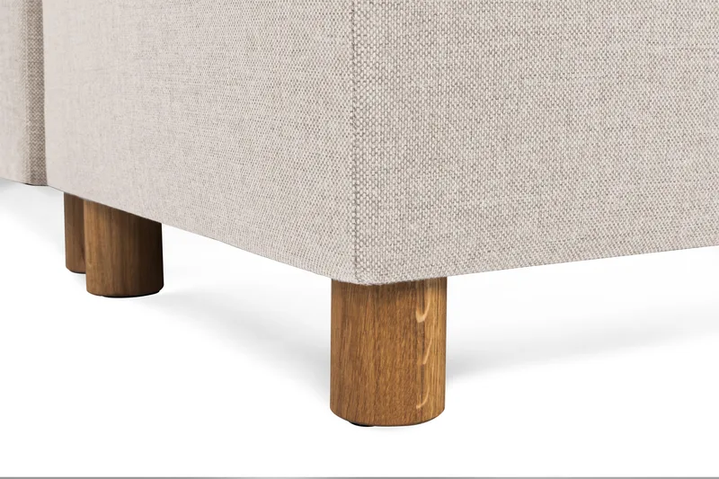 Crazy 6-sits Högervänd U-formad XX-Large Soffa med Divan och Schäslong i Tyg - Beige - Möbler - Vardagsrum - Soffor - U-soffor