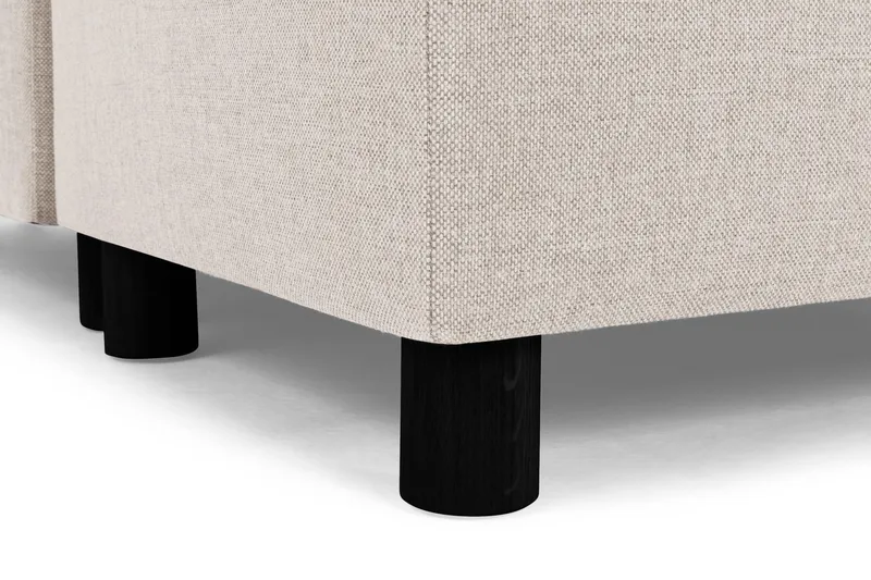 Crazy 6-sits Högervänd U-formad XX-Large Soffa med Divan och Schäslong i Tyg - Beige - Möbler - Vardagsrum - Soffor - U-soffor