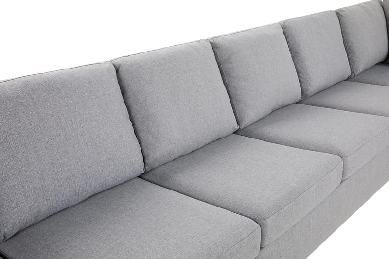 Crazy 6-sits Högervänd U-formad XX-Large Soffa med Divan och Schäslong i Tyg - Grå - Möbler - Vardagsrum - Soffor - U-soffor