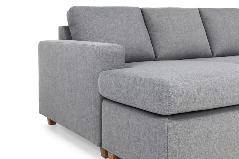 Crazy 6-sits Högervänd U-formad XX-Large Soffa med Divan och Schäslong i Tyg - Grå - Möbler - Vardagsrum - Soffor - U-soffor