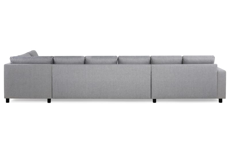 Crazy 6-sits Högervänd U-formad XX-Large Soffa med Divan och Schäslong i Tyg - Grå - Möbler - Vardagsrum - Soffor - U-soffor