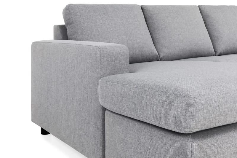 Crazy 6-sits Högervänd U-formad XX-Large Soffa med Divan och Schäslong i Tyg - Grå - Möbler - Vardagsrum - Soffor - U-soffor