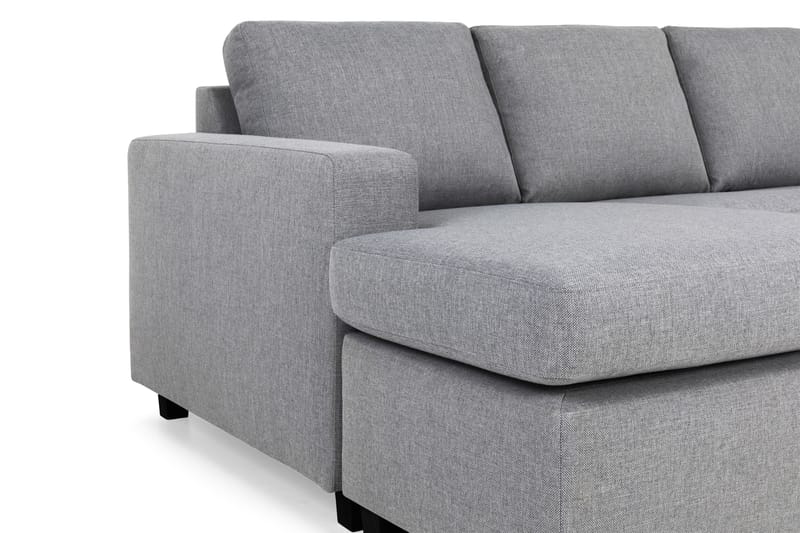 Crazy 6-sits Högervänd U-formad XX-Large Soffa med Divan och Schäslong i Tyg - Grå - Möbler - Vardagsrum - Soffor - U-soffor